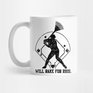 Will Rake For RBIs Baseball Design Mug